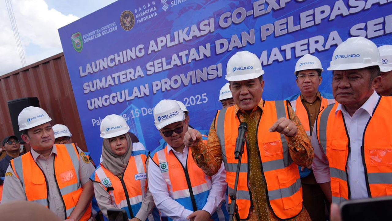 Aplikasi Go-Export Pemprov Sumsel Perkuat Ketertelusuran Ekspor Daerah