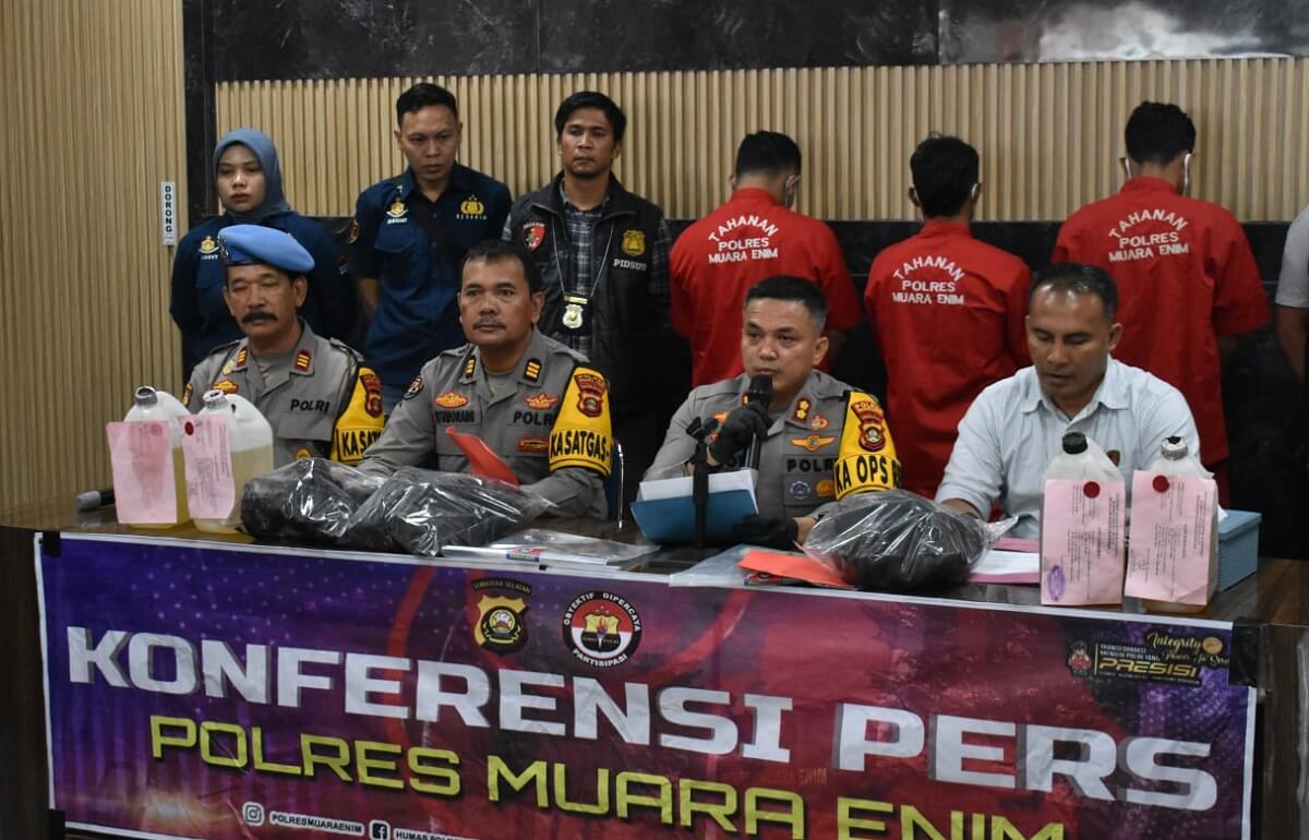 Satreskrim Polres Muara Enim Gagalkan Pengiriman Batubara Ilegal dan BBM