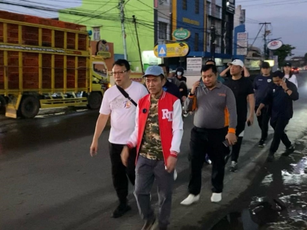 Usai Retret, Ratu Dewa Jalan Kaki Tinjau Permasalahan Wajah Kota Palembang