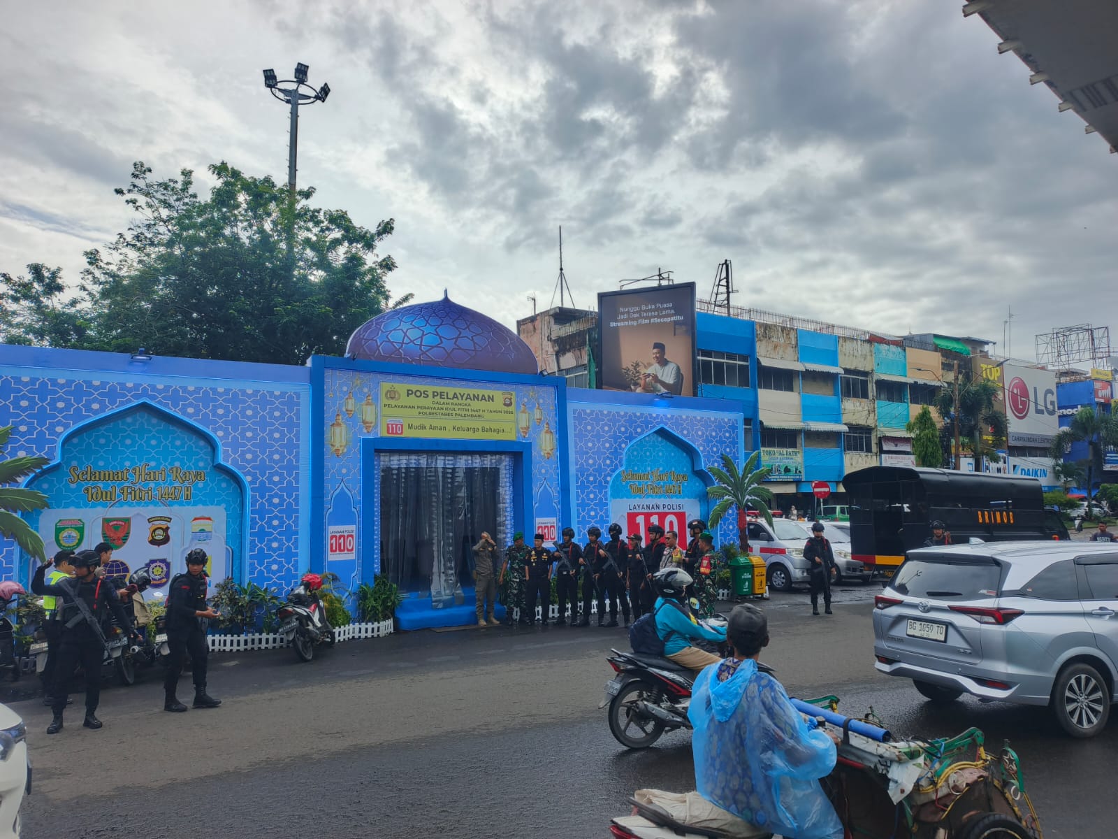 Polrestabes Palembang Dirikan Tujuh Pos Pengamanan Operasi Ketupat Musi 2026