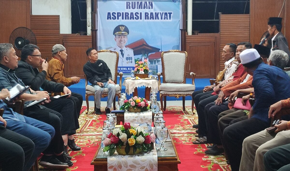 Dengar Aspirasi Rakyat, Pj Walikota Palembang Ratu Dewa Minta OPD Segera Tindak Lanjuti