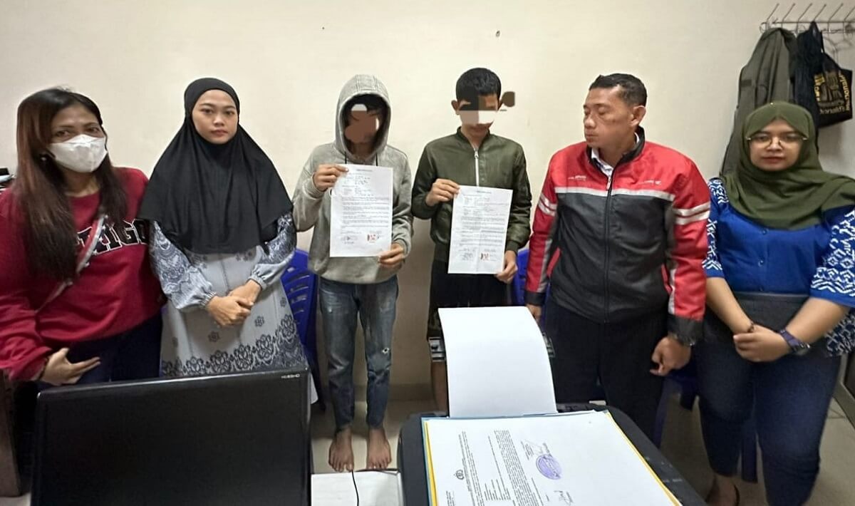 Diduga Hendak Tawuran, 2 Remaja di Palembang Diamankan Anggota Polsek Ilir Barat II