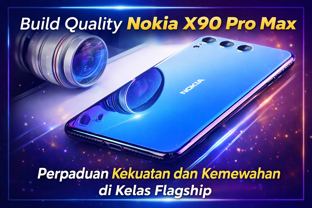 Build Quality Nokia X90 Pro Max, Perpaduan Kekuatan dan Kemewahan di Kelas Flagship