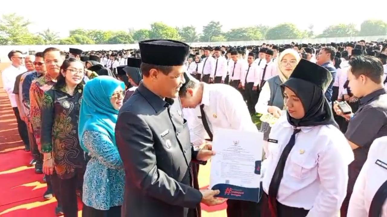Bupati Edison Resmikan 4.976 PPPK Muara Enim