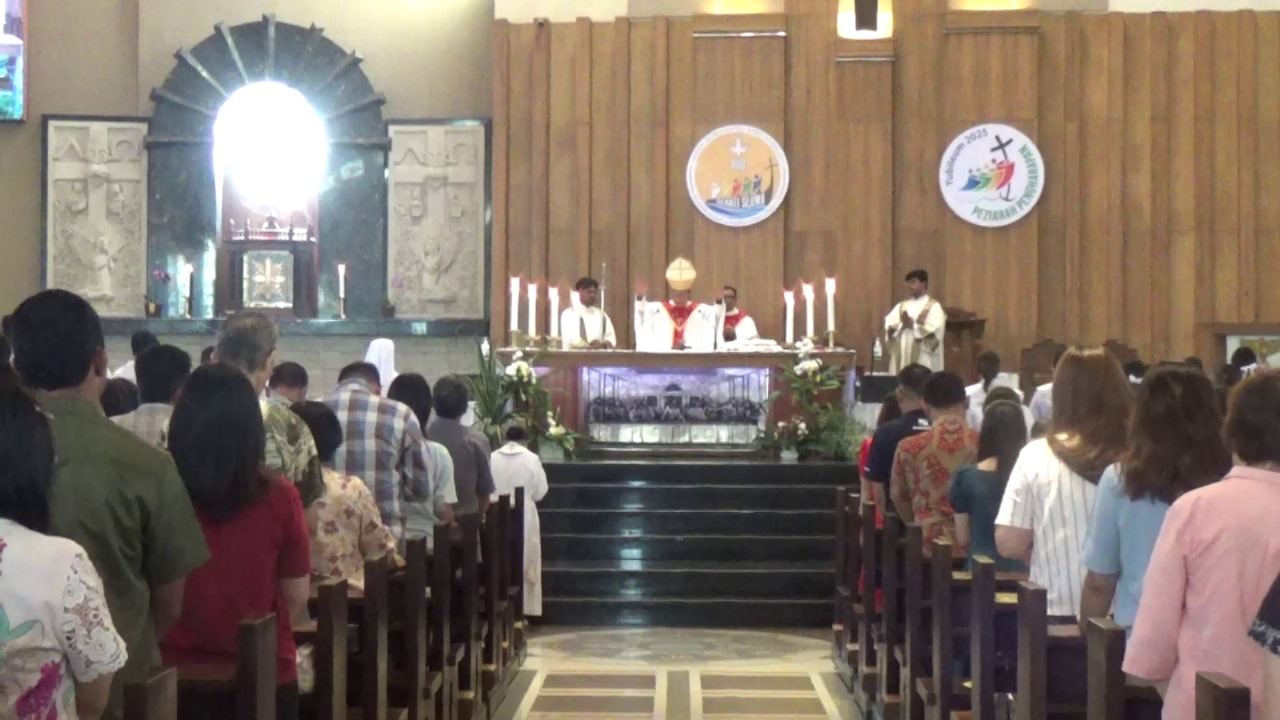 Kenaikan Isa Almasih, Warisan Iman yang Dihayati Umat Katolik Gereja Santo Yoseph Palembang