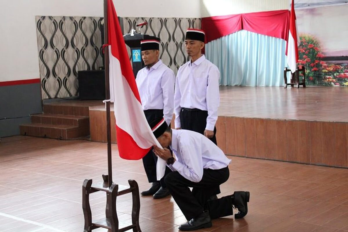 Ikrar Setia kepada NKRI 3 Narapidana Terorisme di Lapas Kelas I Palembang