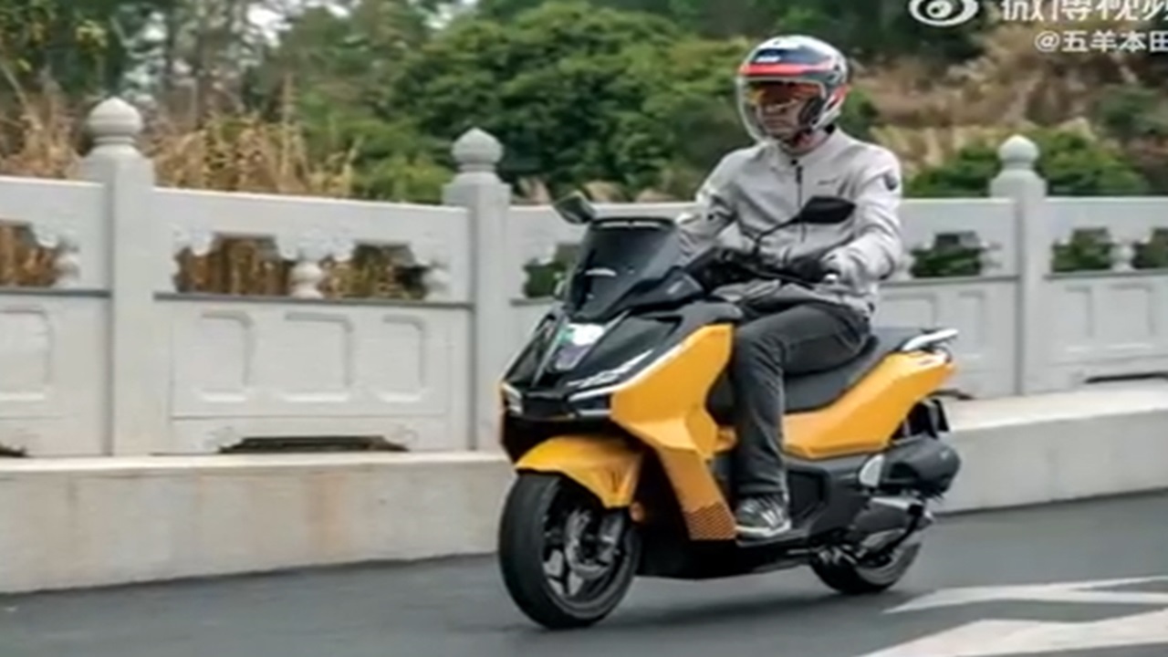 Bodi besar ! Wuyang Honda Tiongkok Lahirkan Skutik Premium NWG150