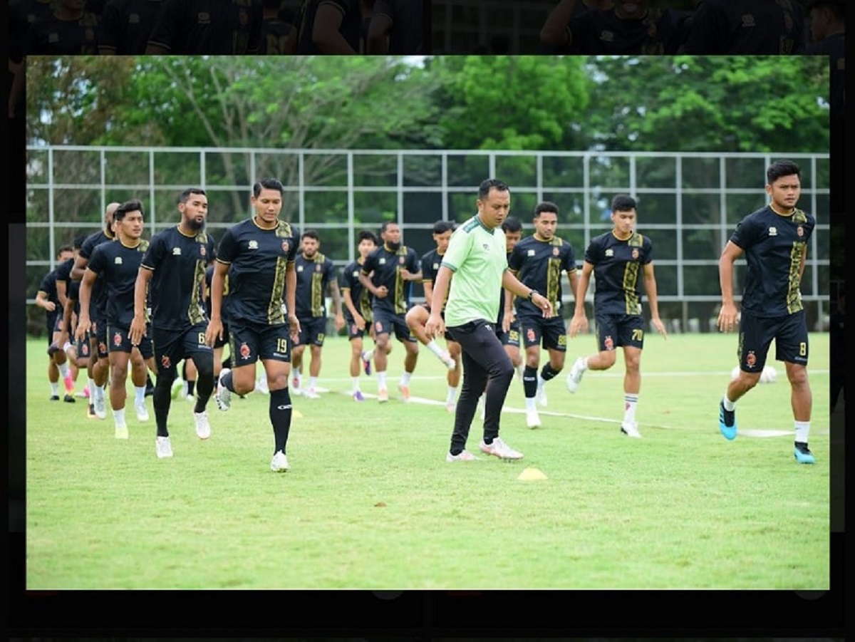 Jelang Laga Kandang Hadapi Persikabo, Skuad Sriwijaya Fc Lakukan Latihan Intensif