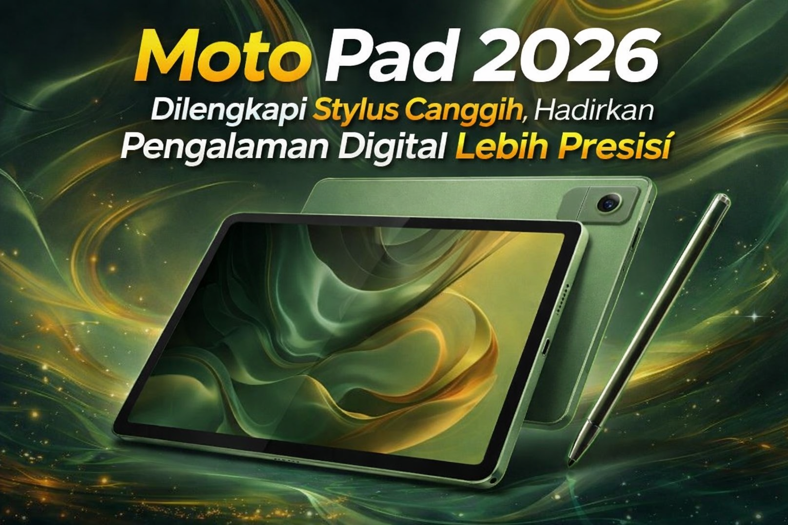 Moto Pad 2026 Dilengkapi Stylus Canggih, Hadirkan Pengalaman Digital Lebih Presisi