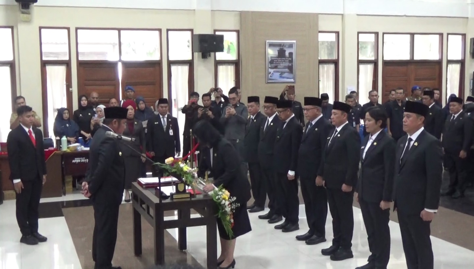 Lakukan Penyegaran, Herman Deru Lantik 154 Pejabat Struktural dan Fungsional Pemprov Sumsel