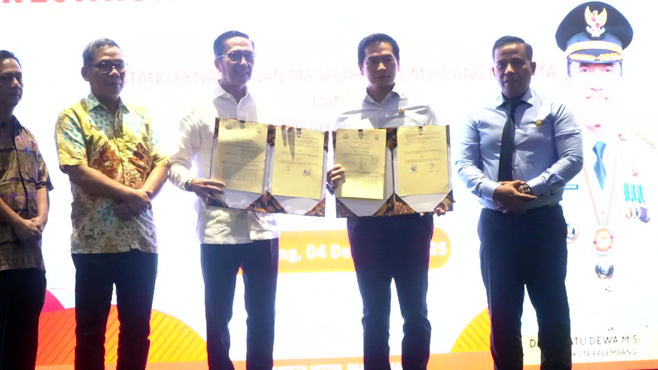 Walikota Palembang Perbarui Kerja Sama Pendampingan Hukum dengan Kejari Palembang