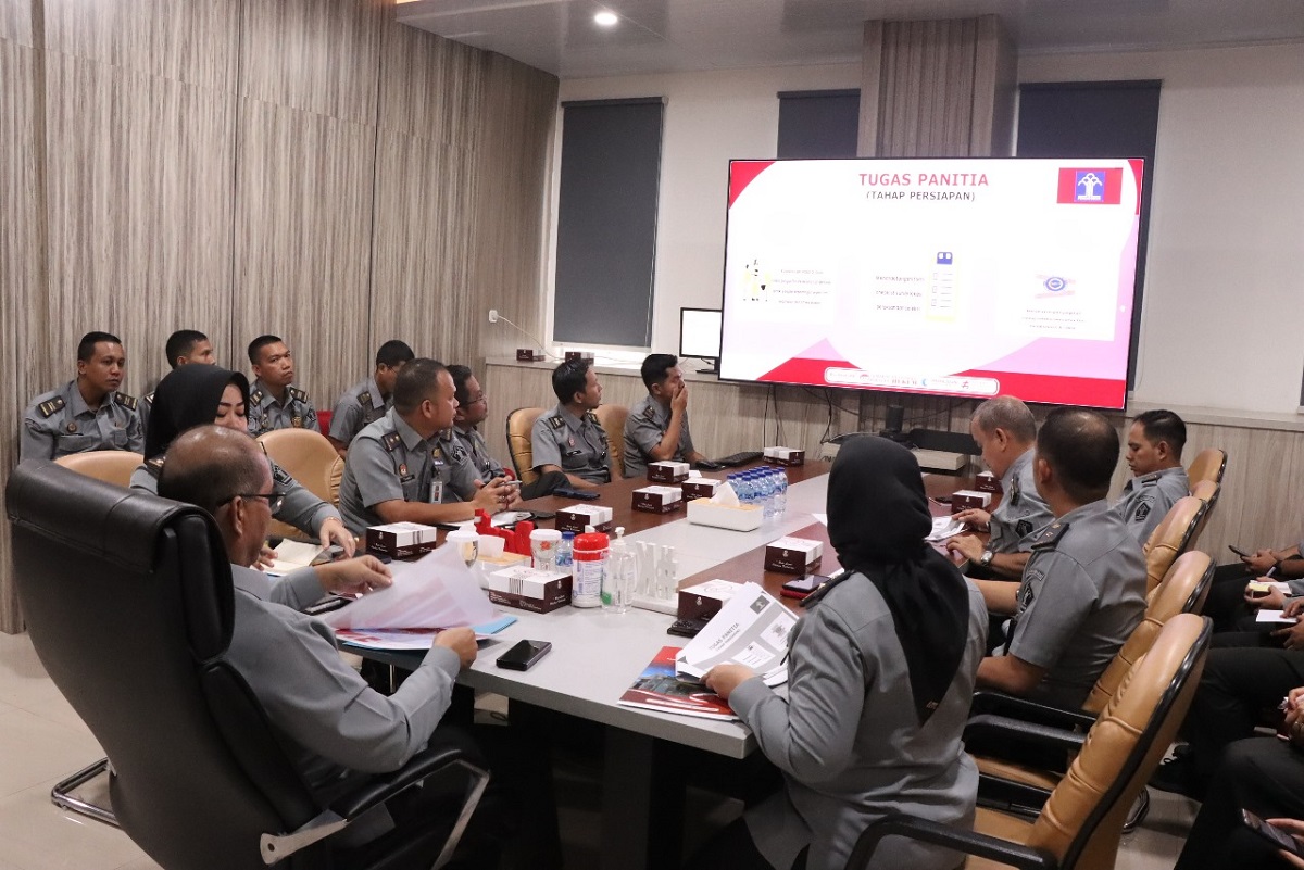  Rapat Persiapan SKD Poltekip dan Poltekim 2024 Dipimpin oleh Kakanwil Kemenkumham Sumsel