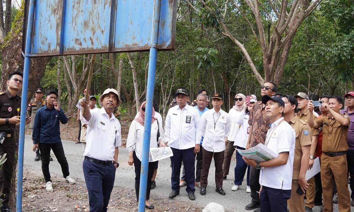 Pengadilan Negeri Kayuagung Gelar Sidang Lapangan Perkara Sengketa Tanah Hutan Kota