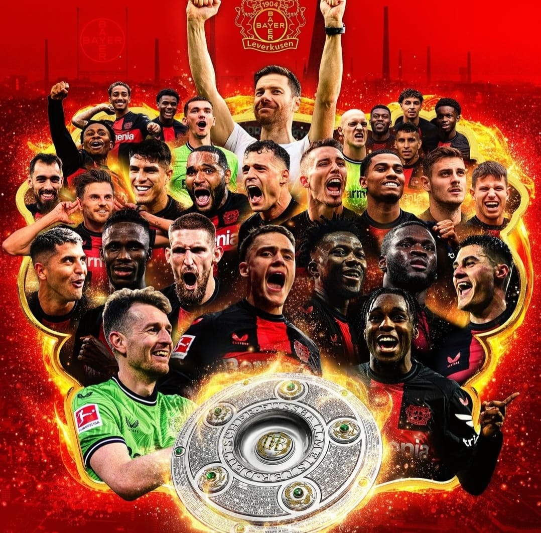 Akhirnya Bayer Leverkusen Berhasil Menjuarai Bundesliga  2023/ 2024