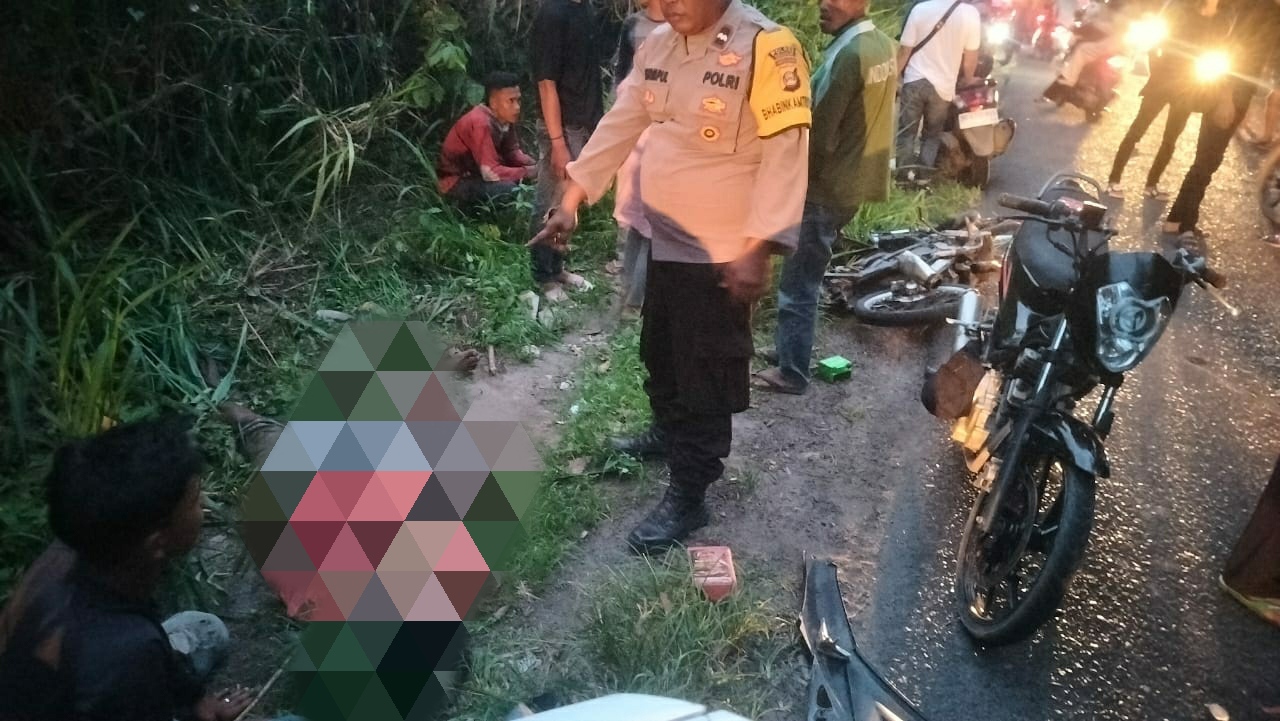 Ayah dan Anak Tewas dalam Kecelakaan di Jalan Lintas Meranjat–Tanjung Batu Ogan Ilir