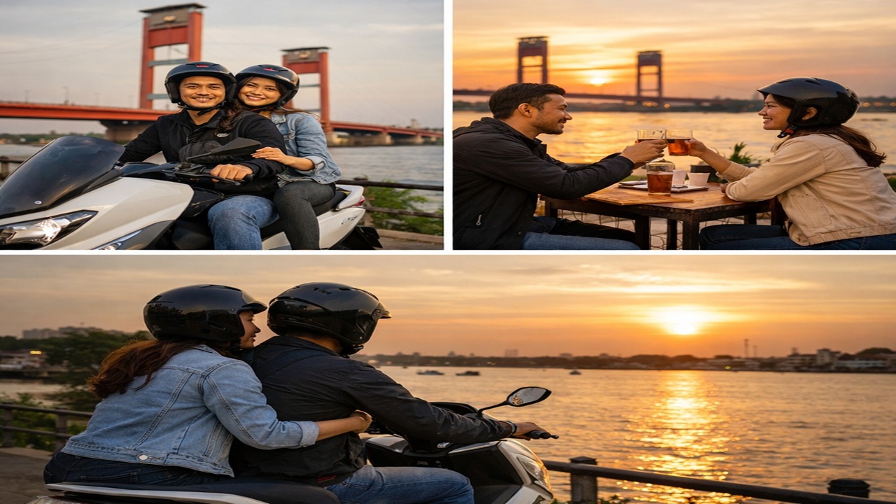 Menjelajah Kota  Berdua dengan Cara Berbeda: Romantisme Sederhana Lewat Rental Motor