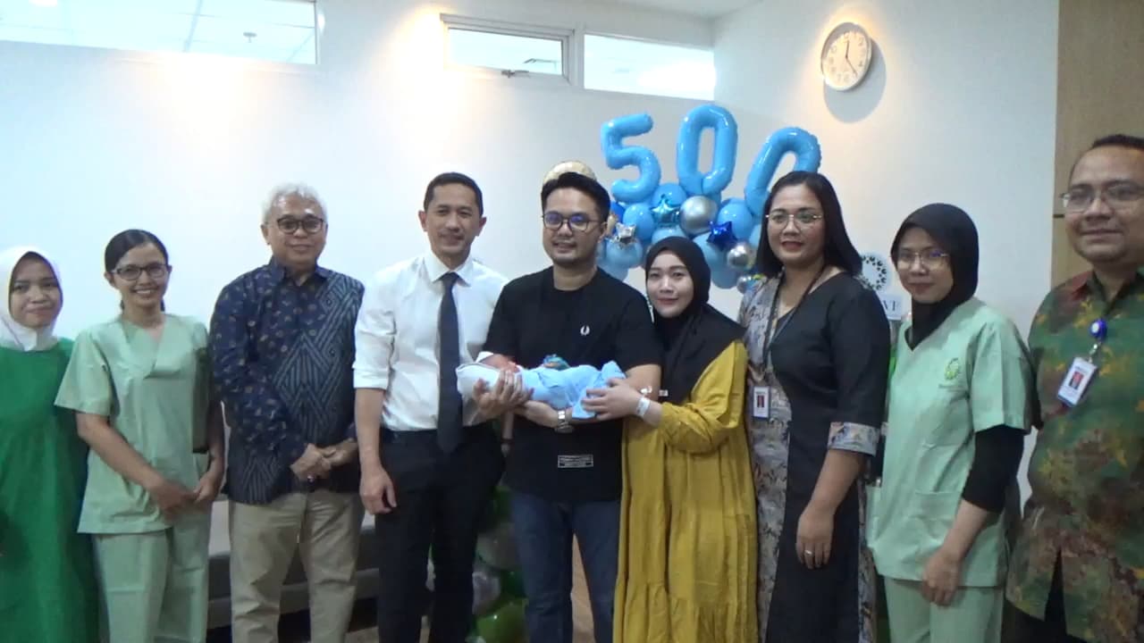 Siloam Sriwijaya Rayakan Kelahiran Bayi Tabung ke-500, Tingkat Keberhasilan Capai 64 Persen