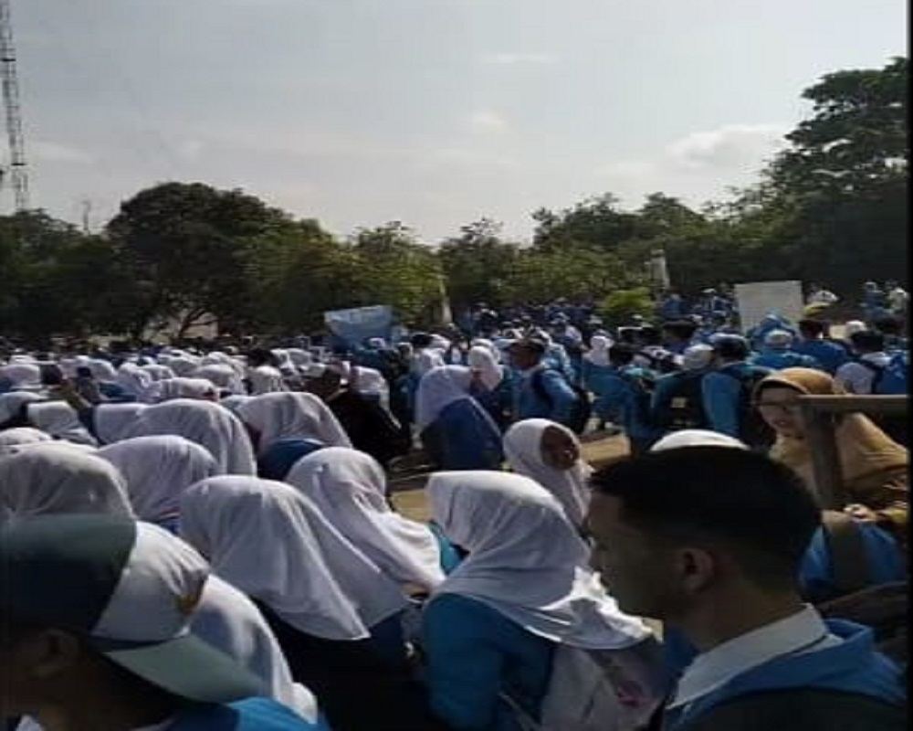 Siswa SMKN 1 Indralaya Selatan Demo, Tuntut Kepala Sekolah Dicopot