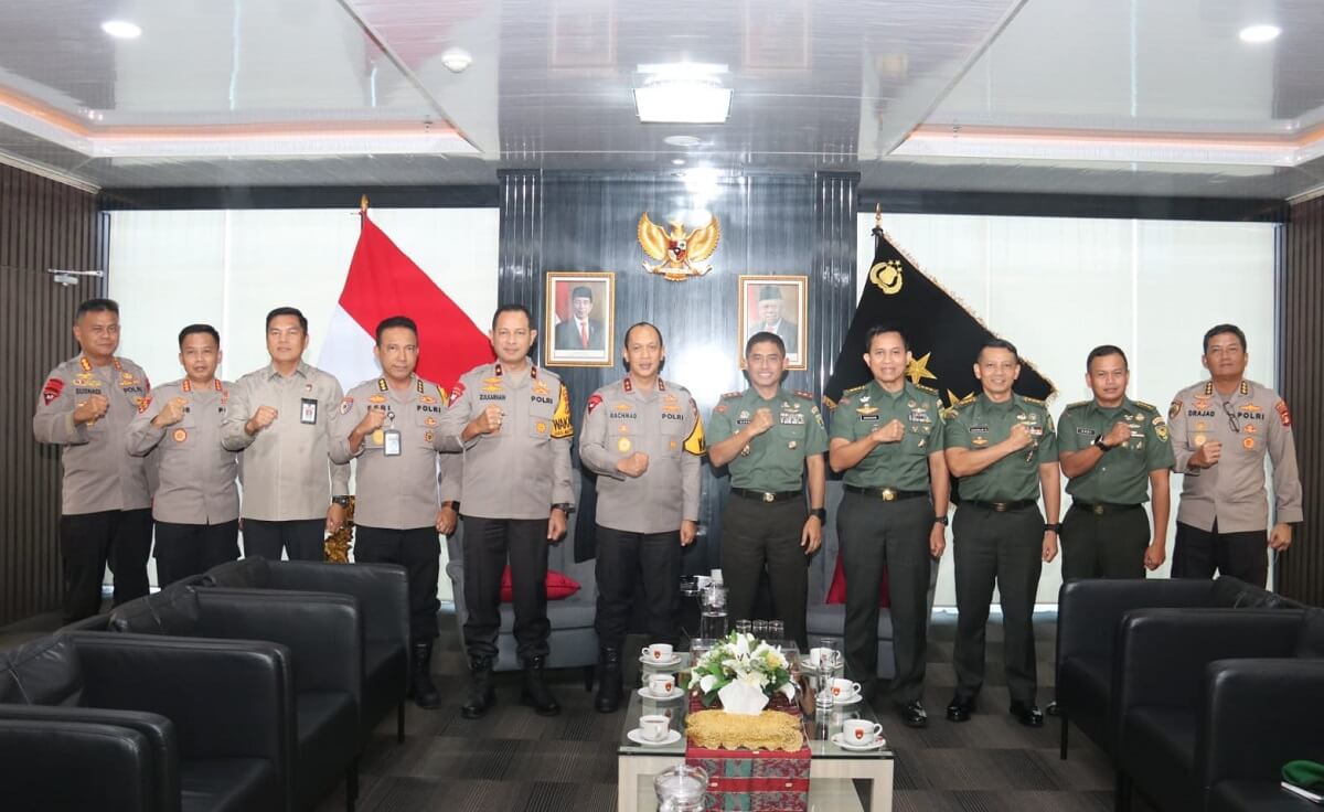 Pangdam II Sriwijaya dan Kapolda Sumsel akan Tingkatkan Sinergitas Menjaga Keamanan Sumatera Selatan