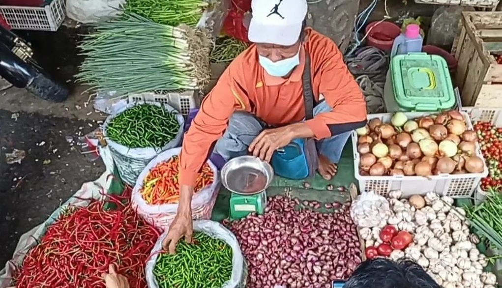 Pasar Baru Baturaja: Harga Bawang Merah Melandai, Harga Bawang Putih Masih Tinggi!