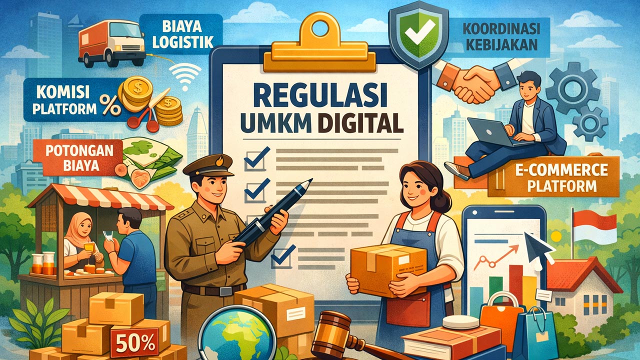Pemerintah Siapkan Aturan Baru untuk Ringankan Beban UMKM di Platform Digital