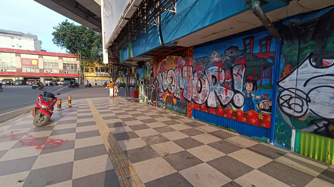 Vandalisme Mural di Simpang Charitas Palembang Viral, Polisi Lakukan Penyelidikan