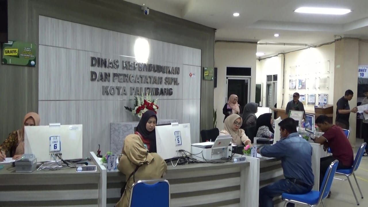 Pasca Libur Tahun Baru, Dukcapil Palembang Kembali Buka Layanan