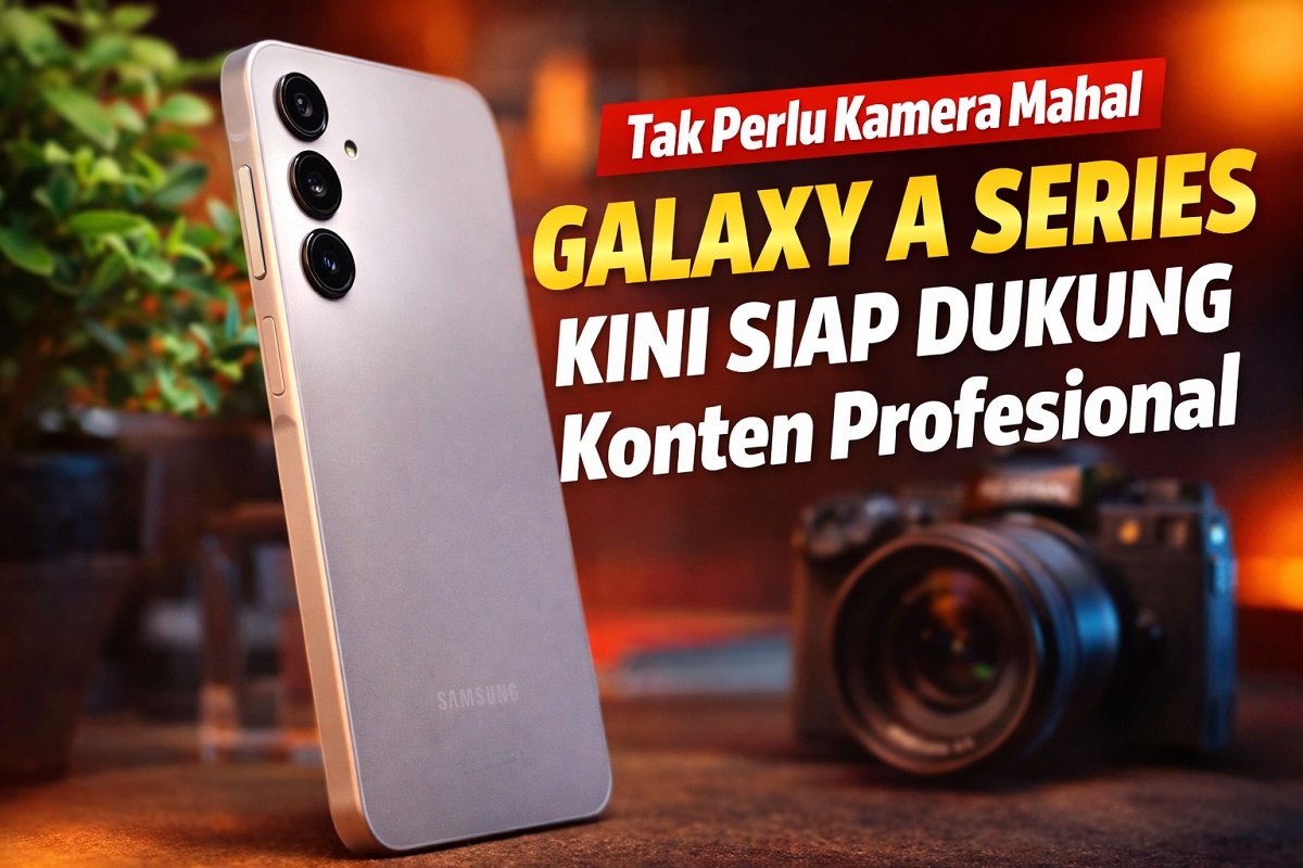 Tak Perlu Kamera Mahal, Galaxy A Series Kini Siap Dukung Konten Profesional