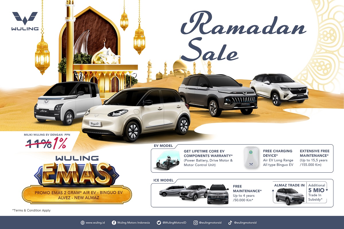 Wuling Motors Gelar Program 'Ramadan Sale' untuk Merayakan Bulan Penuh Berkah
