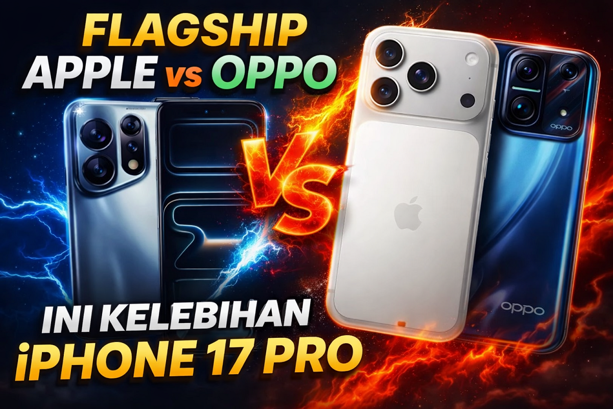 Flagship Apple vs Oppo, Ini Kelebihan iPhone 17 Pro