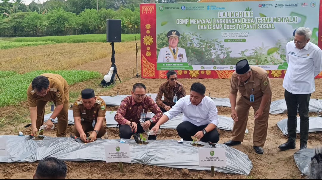 Pemprov Sumsel Bangun Kemandirian Pangan Masyarakat Lewat Program GSMP