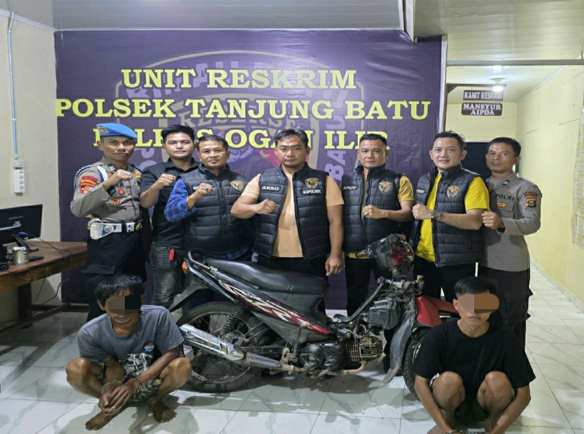 Dua Pelaku Spesialis Pencuri Hewan Ternak Ditangkap Polsek Tanjung Batu