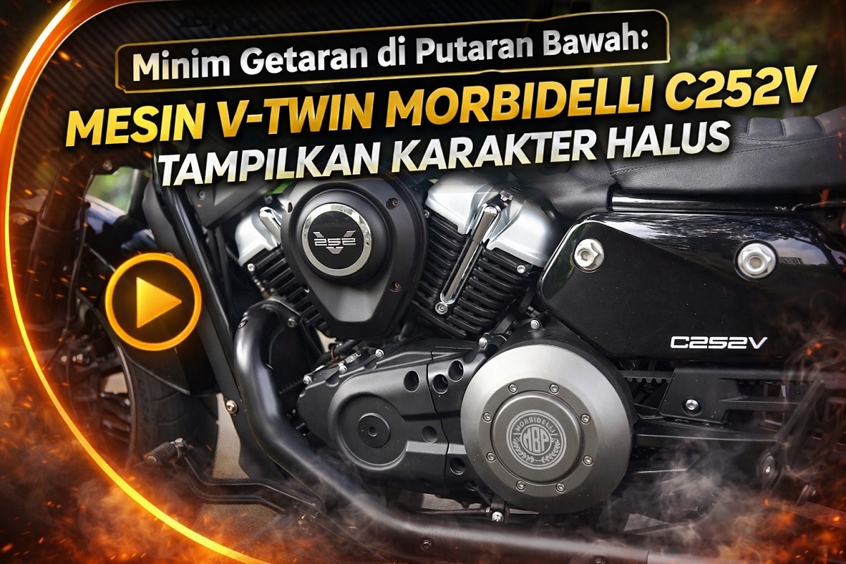 Minim Getaran di Putaran Bawah: Mesin V-Twin Morbidelli C252V Tampilkan Karakter Halus