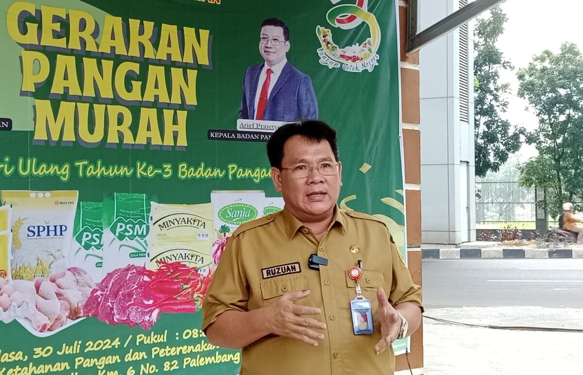 Dinas Ketahanan Pangan dan Peternakan Sumatera Selatan Pastikan Stok Sembako Aman Selama Musim Kemarau