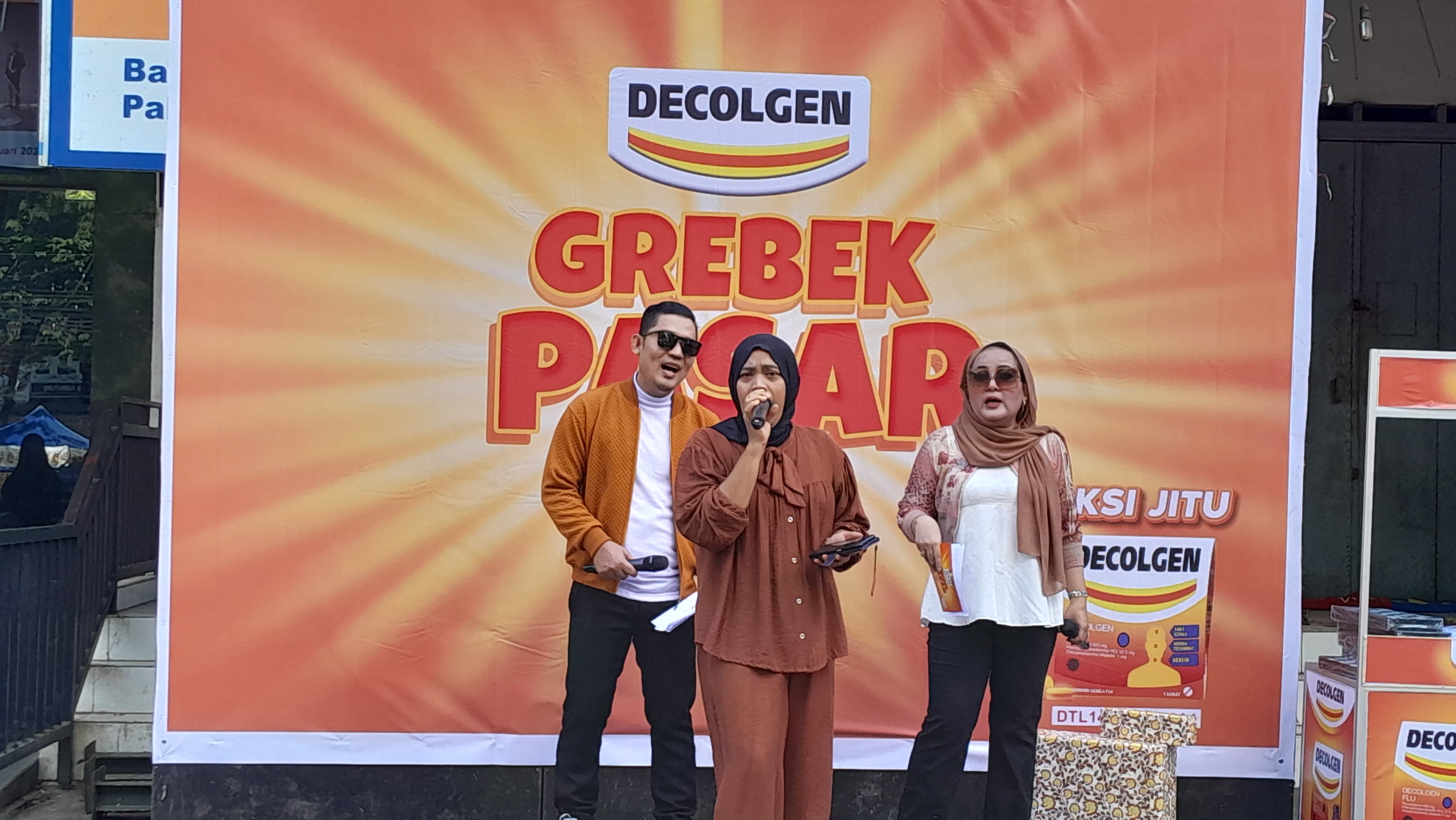 PALTV gelar Grebek Pasar Bersama Decolgen di pasar Tradisional Kota Palembang.