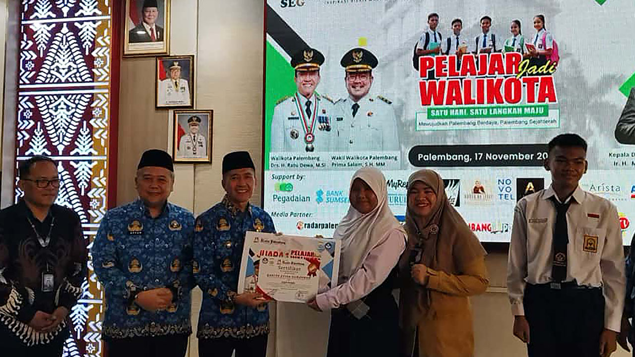 Radar Palembang Hadirkan Pengalaman Menjadi Walikota Sehari bagi Pelajar SMP