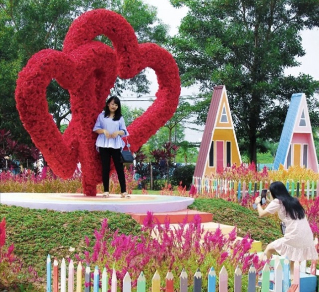 Keindahan Taman Celosia di Palembang, ‘Surga’ bagi Penggemar Bunga dan Fotografi