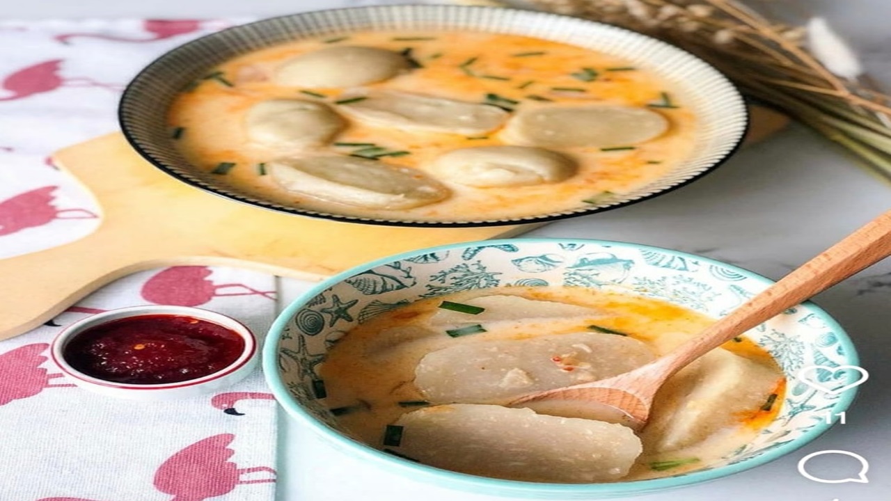 Ketika Pempek Lenjer Dos Bertemu Kuah Santan, Terciptalah Laksan Palembang