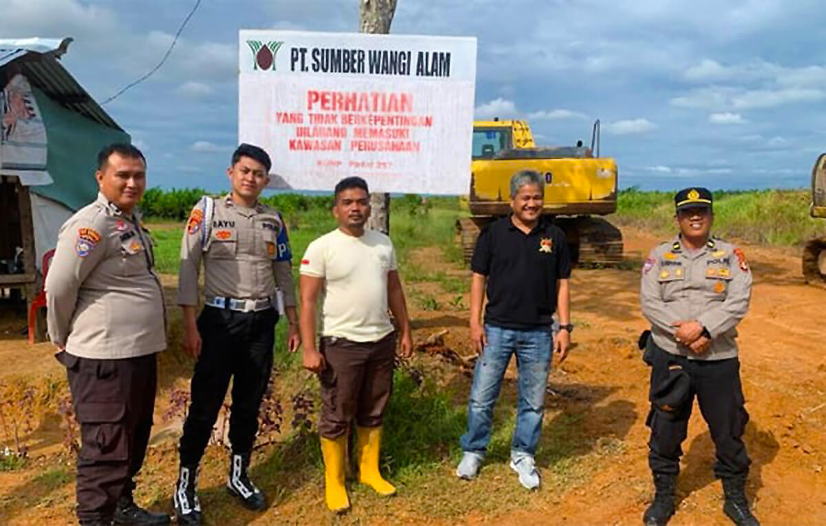 Meminimalisir Konflik Sosial, Polres OKI Kembali Sambangi Desa Sungai Sodong dan PTSWA