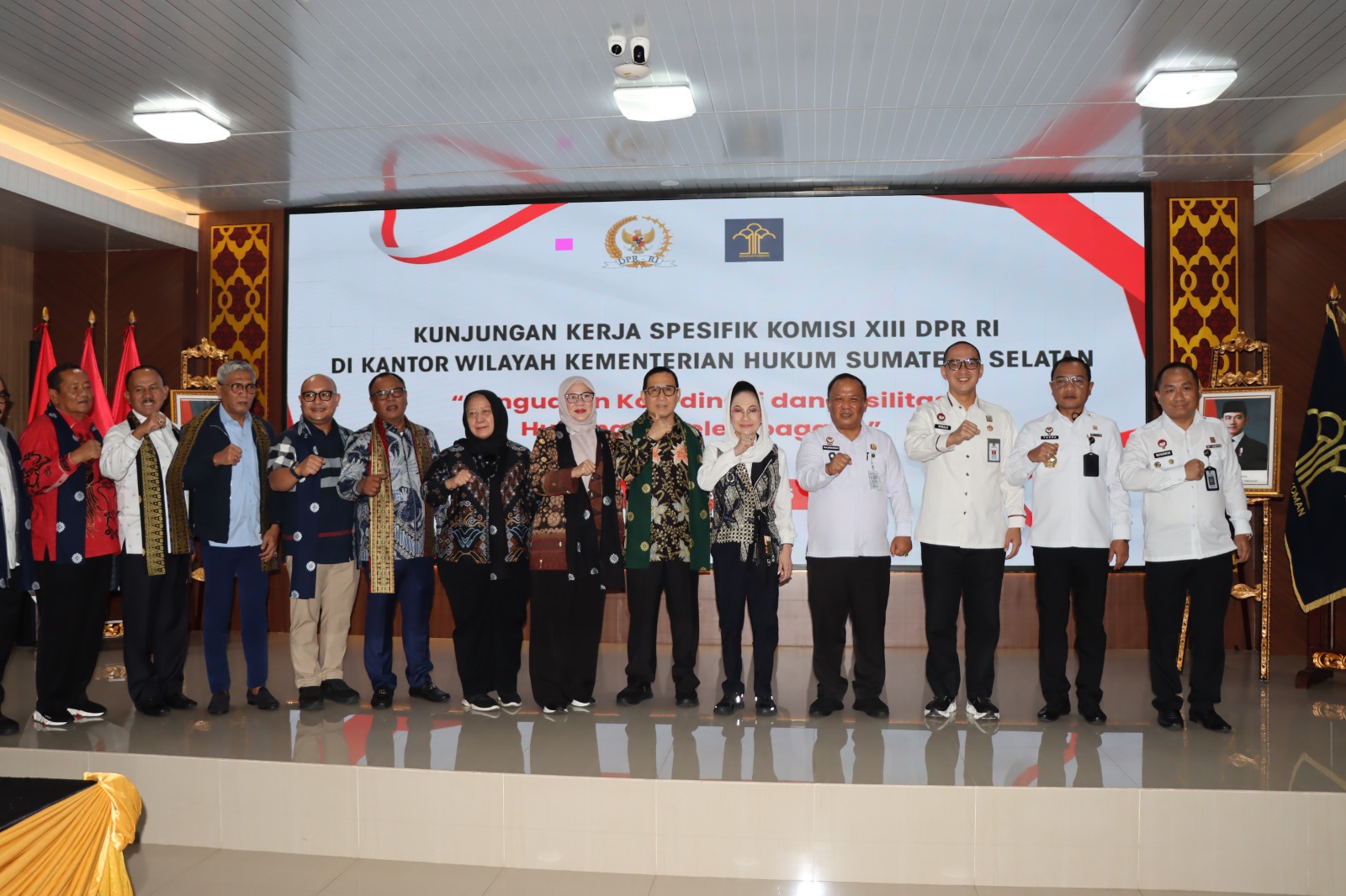 DPR RI Apresiasi Upaya Kanwil Kemenkum Sumsel Tingkatkan Kualitas Layanan Administrasi Hukum