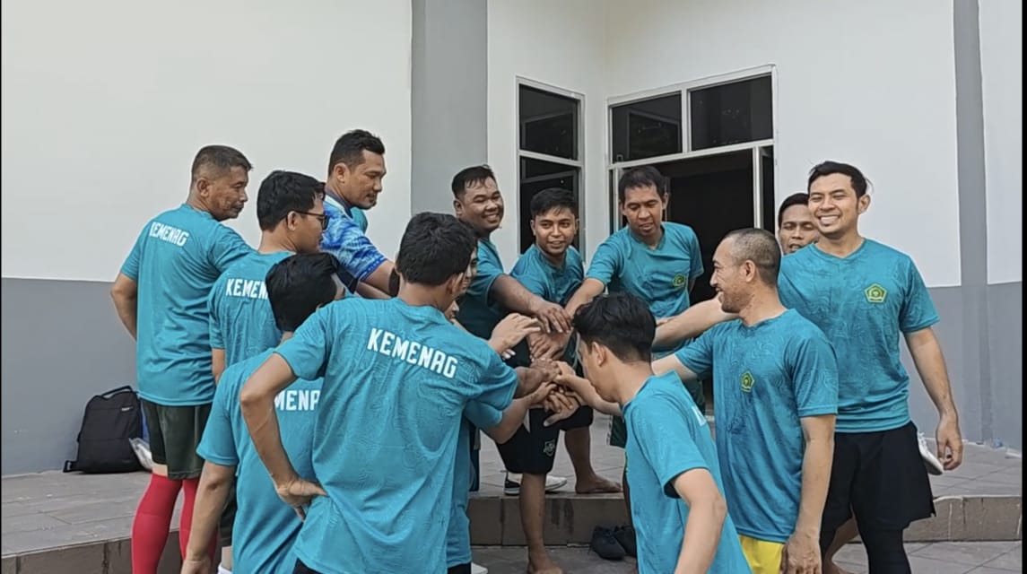 Tim Futsal Kemenag Sumsel Siap Berlaga di Pornas Korpri 2025, Target Juara Jadi Motivasi