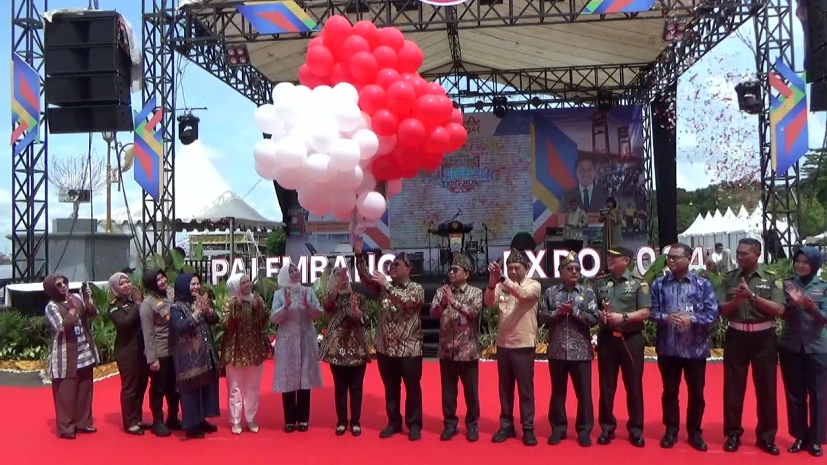  Dongkrak Perekonomian, Pj Walikota Palembang Resmi Membuka Palembang EXPO 2024