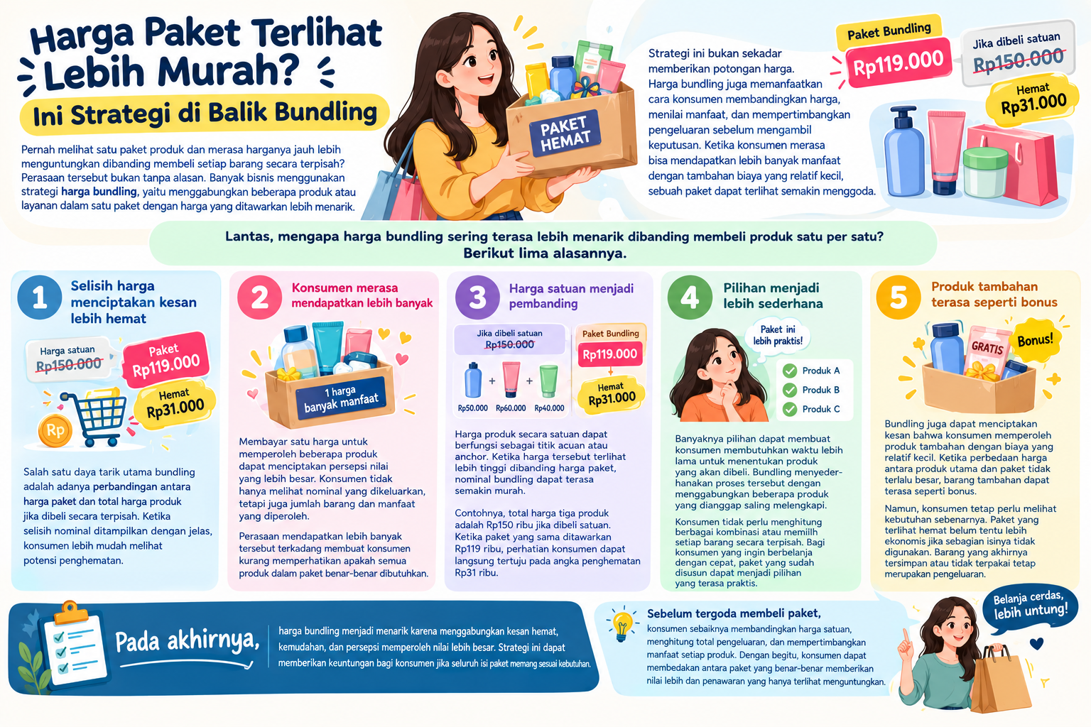 Harga Paket Terlihat Lebih Murah? Ini Strategi di Balik Bundling