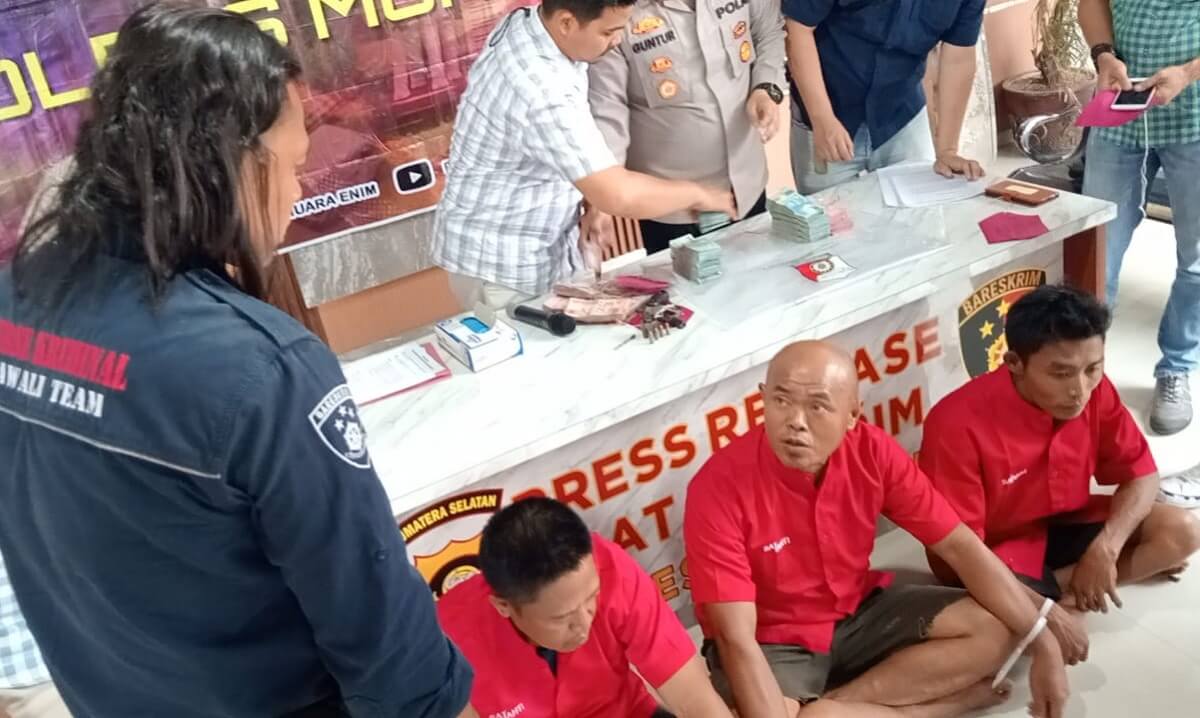 Perampok Bersenpi Lukai WNA dan Gasak Rp200 Juta, Polres Muara Enim dan Polsek Semendo Langsung Bergerak Cepat