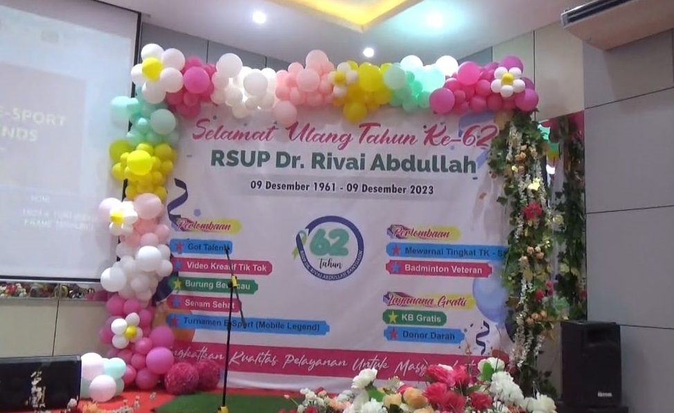 RSUP Dr Rivai Abdullah Banyuasin Rayakan HUT Ke-62, Tingkatkan Kualitas Pelayanan untuk Masyarakat Sehat