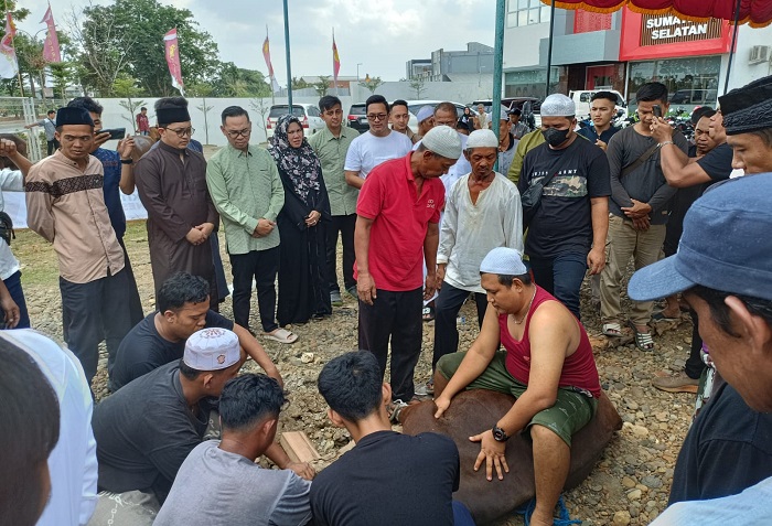 DPD Partai Gerindra Sumatera Selatan Kurban 8 Ekor Sapi
