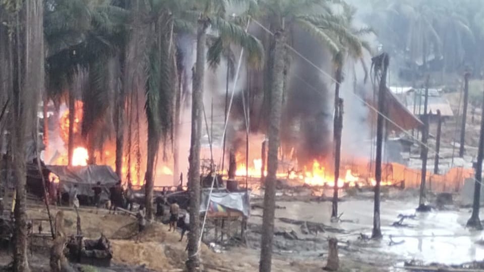 Sumur Minyak Diduga Ilegal Kembali Terbakar di Muba, Polisi Lakukan Penyelidikan