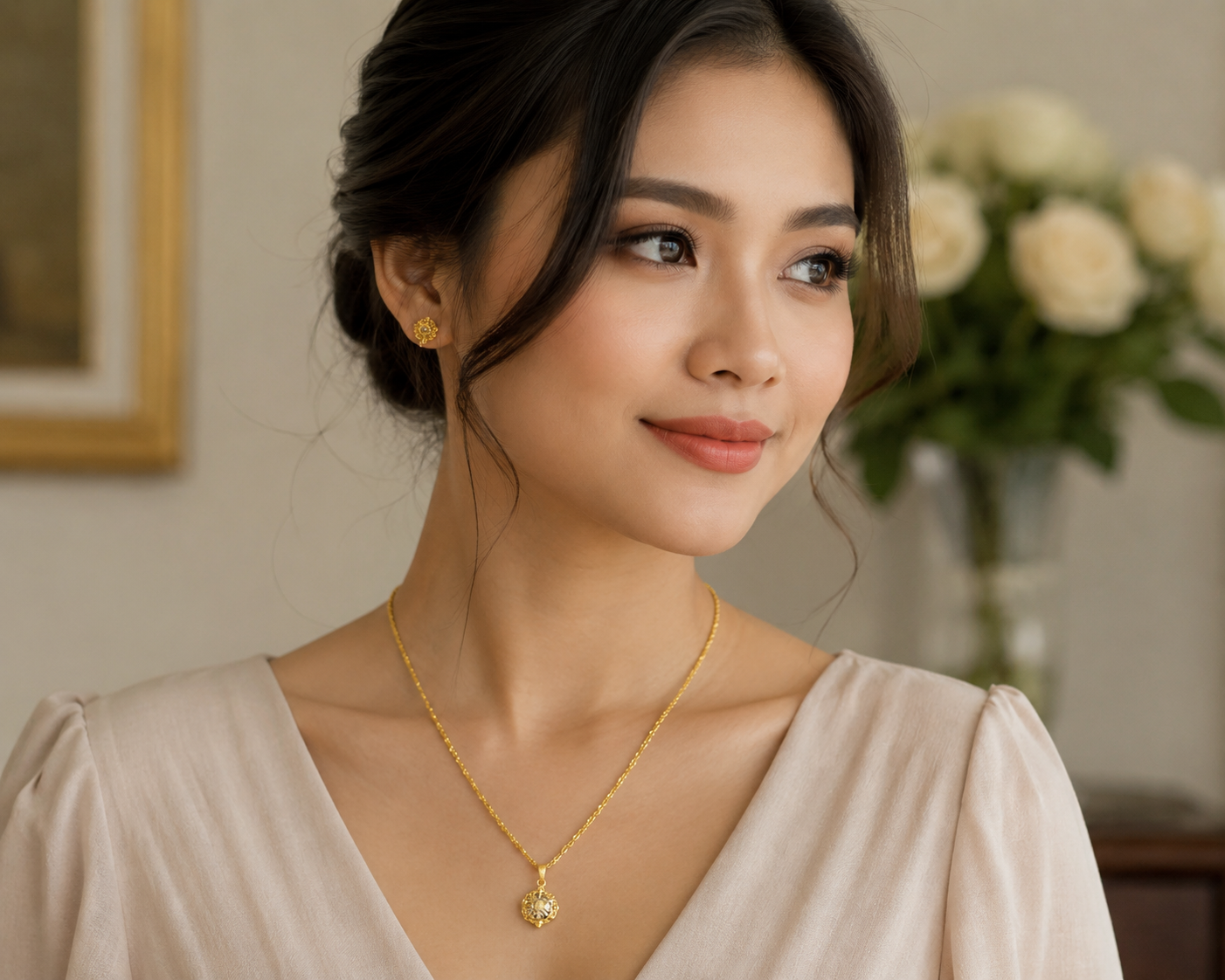 Pesona Kalung Emas Klasik yang Tak Pernah Kehilangan Daya Tariknya