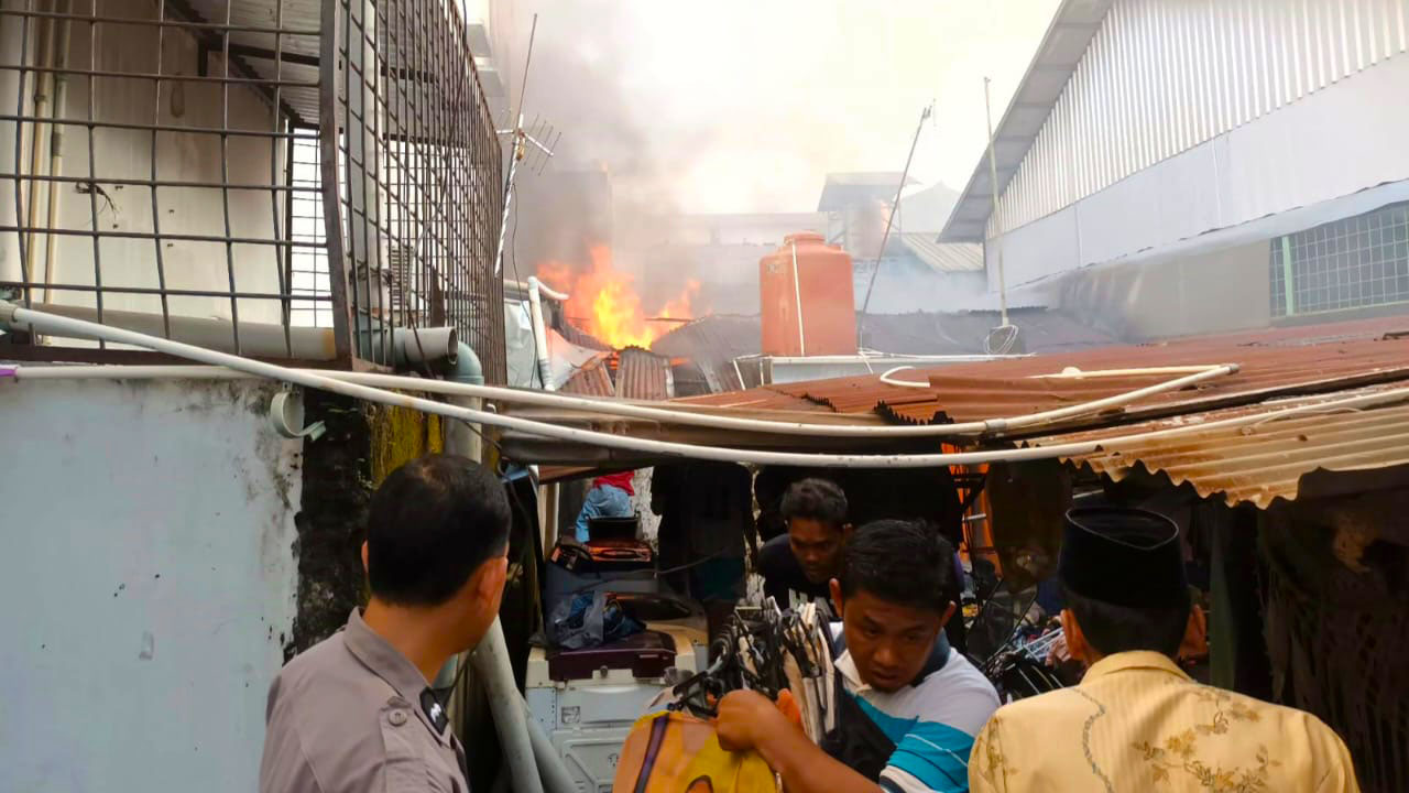 Rumah di Simpang Borang Palembang Terbakar, Penyebab Diduga Korsleting Listrik