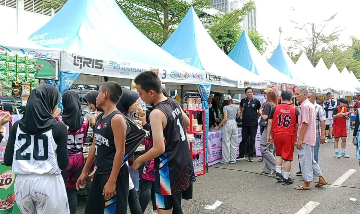 UMKM Palembang Kebanjiran Rezeki pada Ajang 3x3 Junior Basketball Championship Seri 2